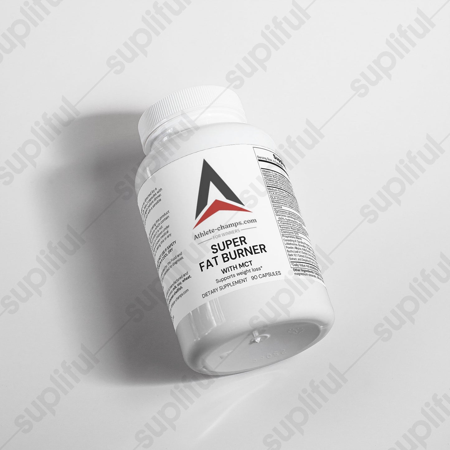 Fat Super Burner with MCT Vitamin C Health Supplements Chromium Cholin