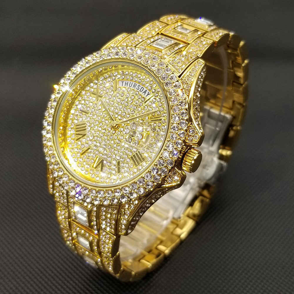 Iced Crystal Watch