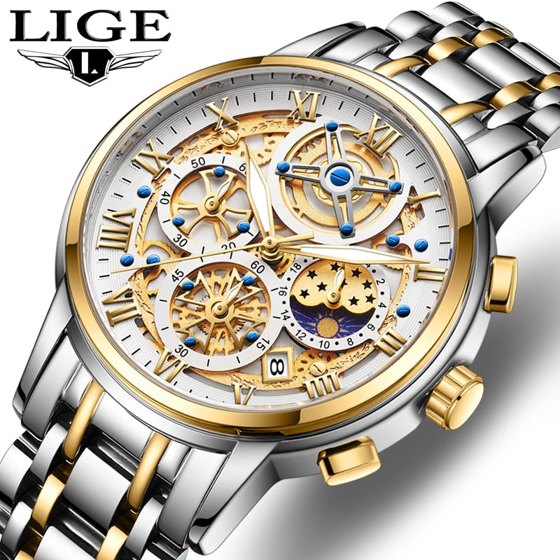 Sports Waterproof Wristwatch Luxury Design Style Wearable Time Elegant