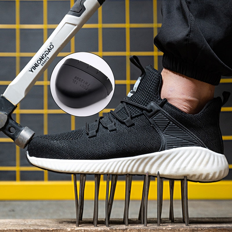 Shoes Men Protective Safety Footwear Work Running Training Workout