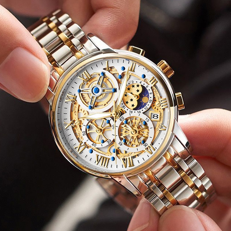 Sports Waterproof Wristwatch Luxury Design Style Wearable Time Elegant