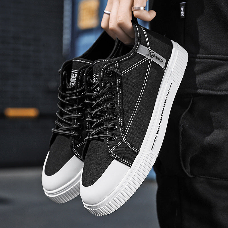 Sneakers Breathable Canvas for Men Running Workout Training Design Sty