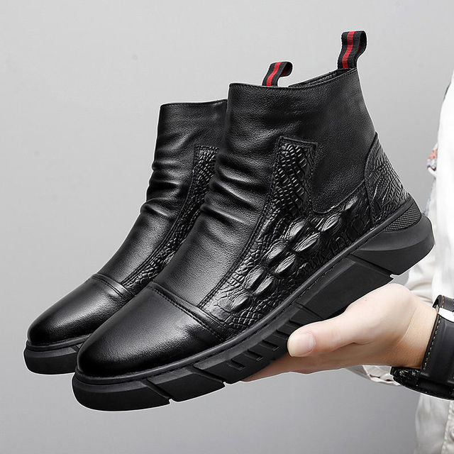 Shoes Thick-soled Men Work Boots Footwear Outside Safety Protection