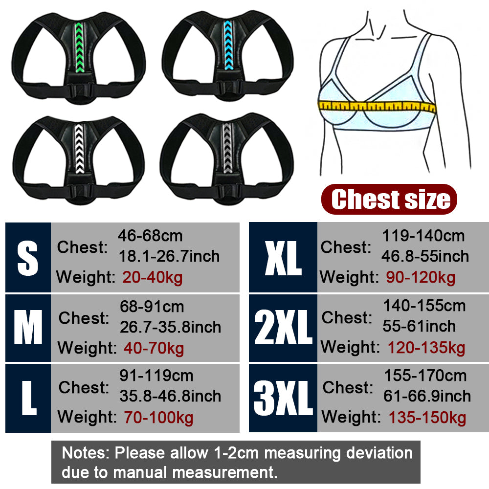 Posture Corrector Corrective Body Workout Training Health Beauty Stron