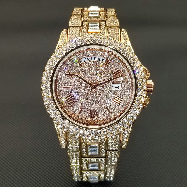 Iced Crystal Watch