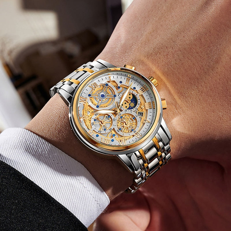 Sports Waterproof Wristwatch Luxury Design Style Wearable Time Elegant