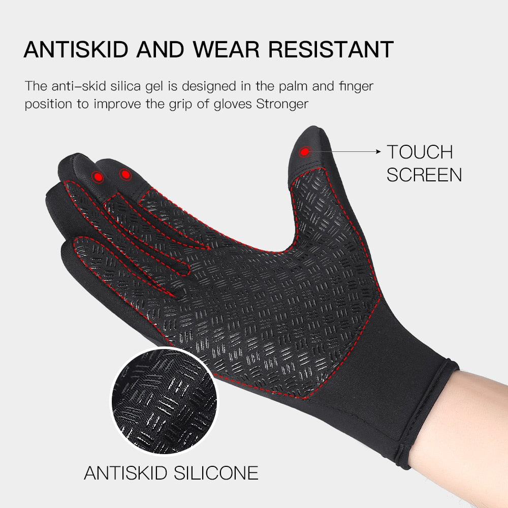 Touchscreen Unisex Thermal Full Finger Gloves Warm Mobile Phone Nice