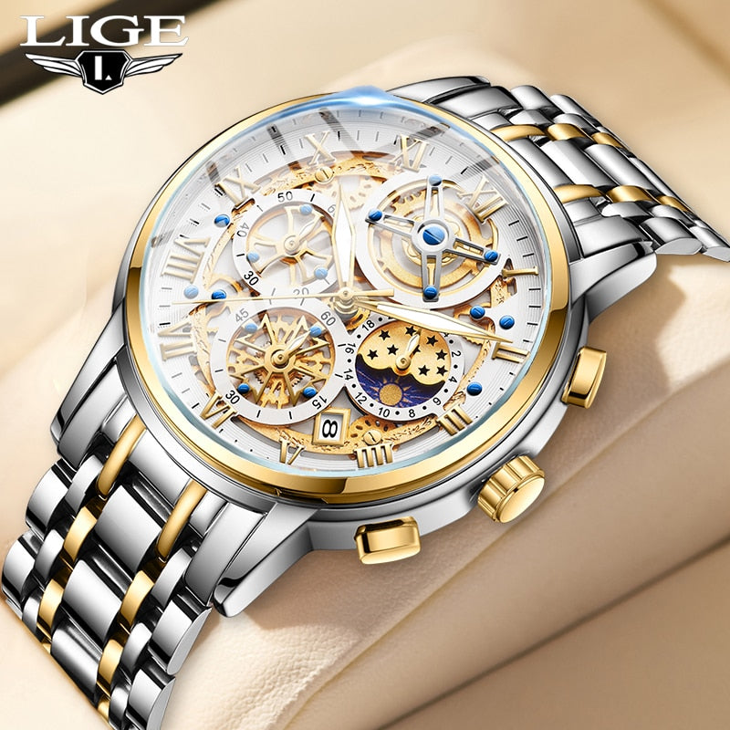 Sports Waterproof Wristwatch Luxury Design Style Wearable Time Elegant