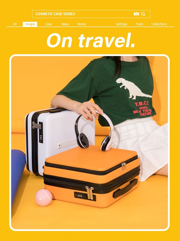 Travel Small Case Lightweight Carry-On Discover Companion Multiple