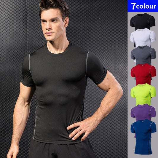 Shirt Quick Dry Compression Sport men Running Fitness t Shirt Tight ra