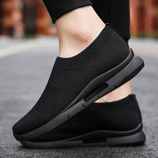 Sneakers Flying Knit Sneakers Men's Mesh White Shoes Black Casual Nike