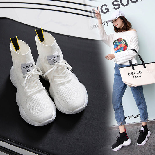 Shoes Little white women summer new wild Korean autumn thick-soled cas