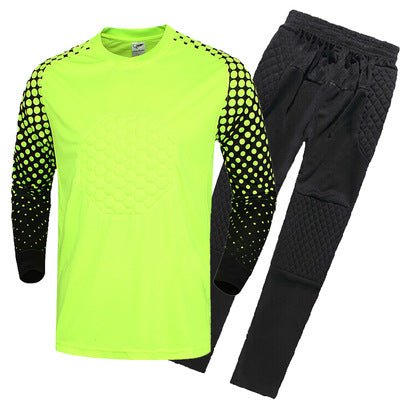 Shirt Goalkeeper Suit Longmen Football Suit Long Sleeves compression  