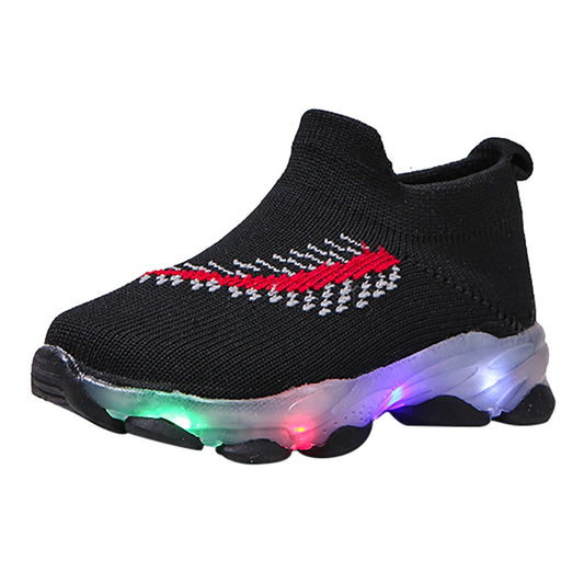 Shoes Sensor Light Led Light Socks Boys And Girls Light Footwear Worko