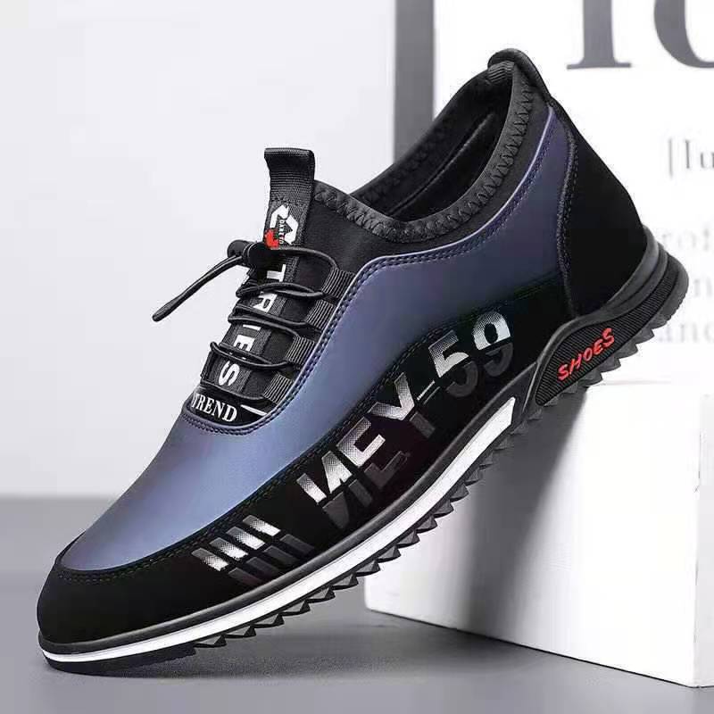 Shoes Men's Casual Shoes Fashion Slip-on Leather Footwear Design Style