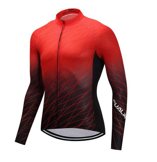 Jersey Long Sleeve Cycling- RedLine Quick-dry Comfortable Design Style