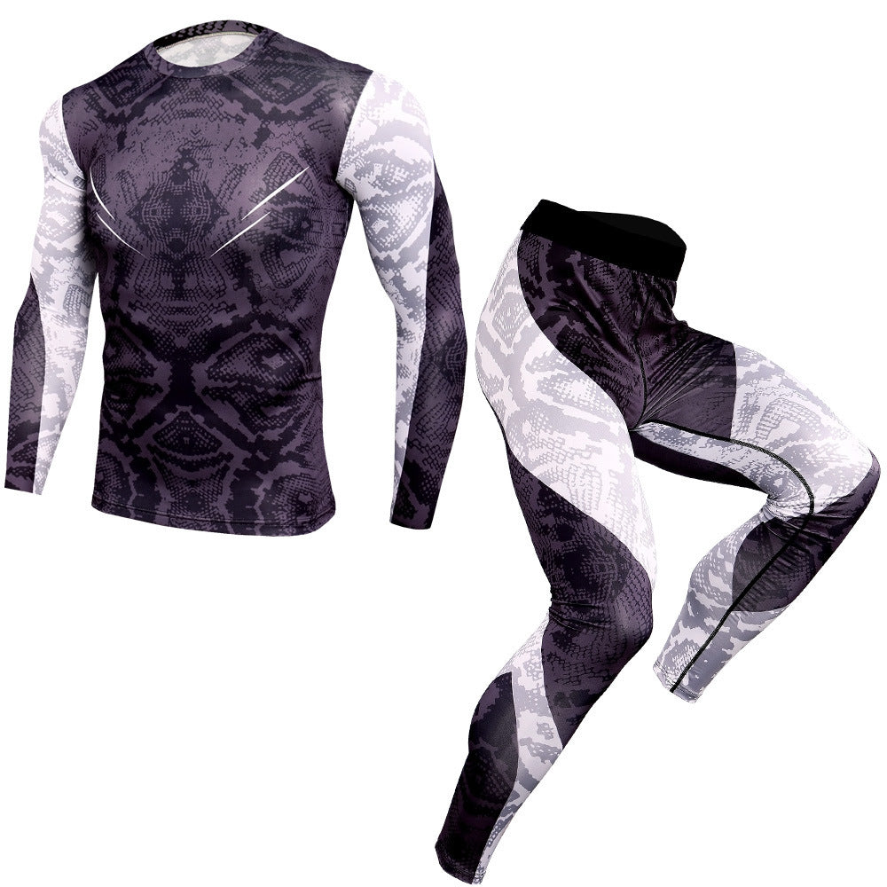 Fitness Outdoor sports suit men's quick-drying pants Compression Nice 