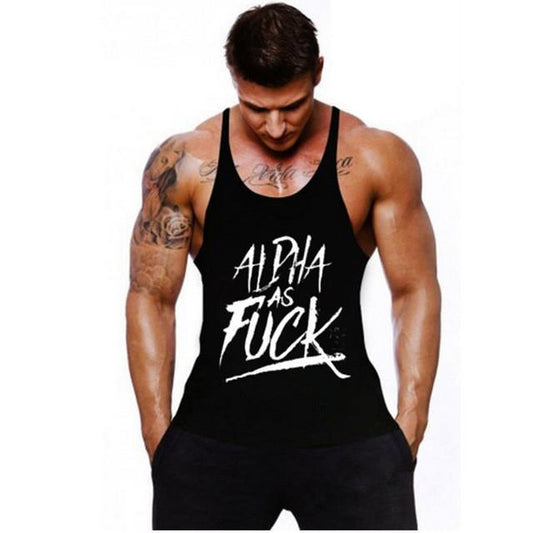 BODYBUILDING HOODED SKULL TANK TOP Workout Training Gym Design Style  