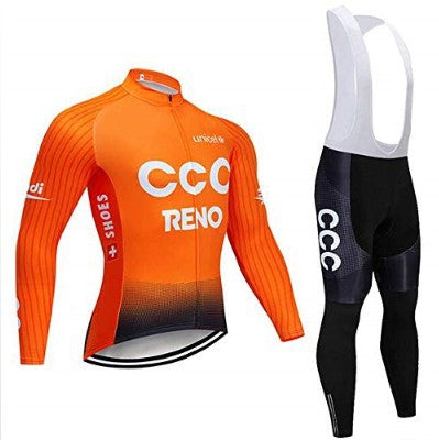 Jersey Cycling Suit Long Sleeve Pants Trousers Bike Training Champion 