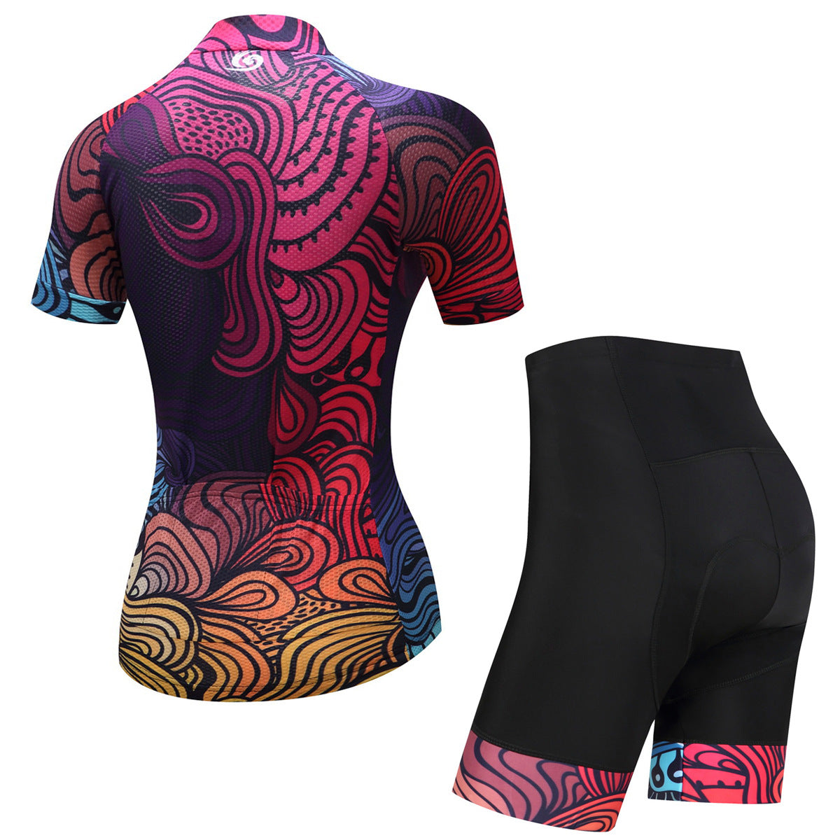 Mountain bike set pineapple fabric long-lasting moisture wicking funct