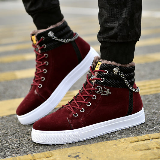 Sneakers Casual Fashion Sneakers Men's Fleece-lined Footwear  Comfort 