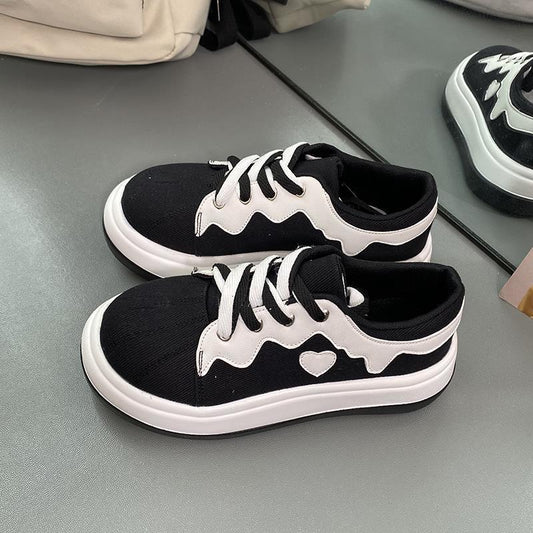 Shoes Ladies Fashion Versatile Platform Casual Footwear Style Design  