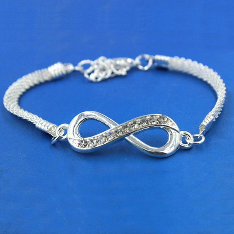 Bracelet Rhinestone Infinity  Women's Jewelry Beauty Wear Design Style