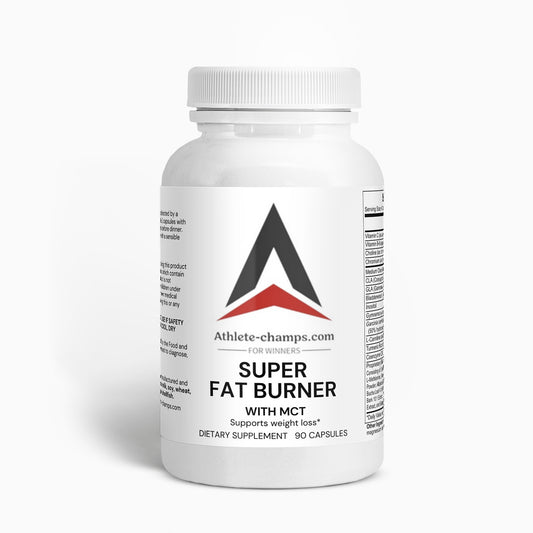 Fat Super Burner with MCT Vitamin C Health Supplements Chromium Cholin