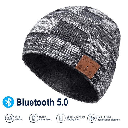 Bluetooth Beanie Music Spotify Against Cold Warm Protect Top Quality  