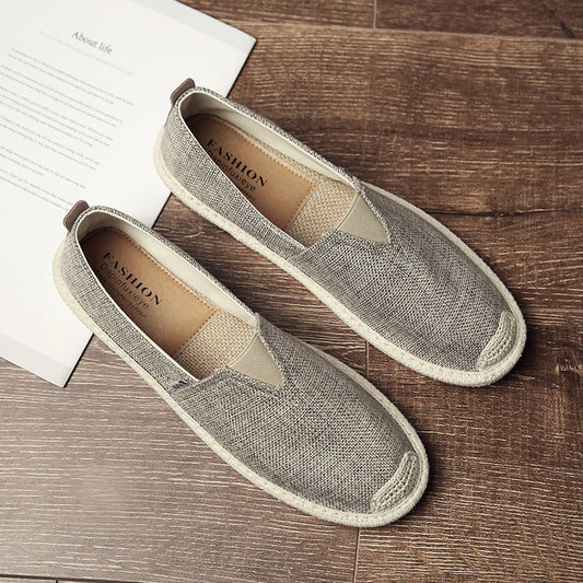 Shoes Breathable Linen Canvas Footwear Outside Design Fashion Style   