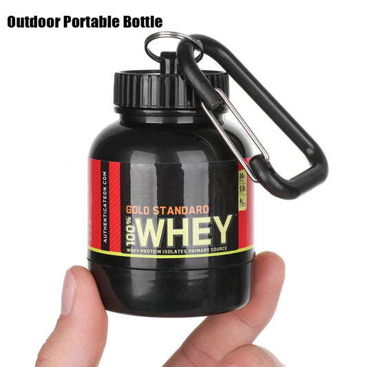 Protein Powder Bottles with Keychain Mini supplement Muscle Health    