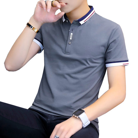 Polo Summer Casual Polo Men Short Sleeve Fashion Style Design Wearabll