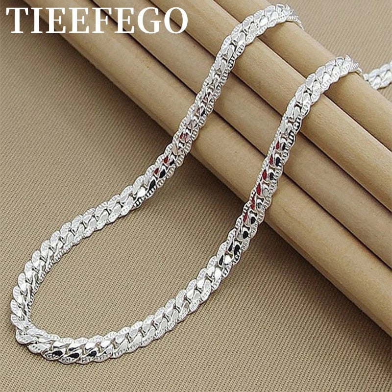 Necklace TIEEFEGO 925 Sterling Silver  For Woman