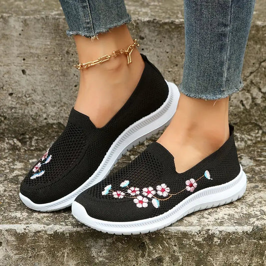 Shoes Flower Comfortable Footwear Design Stylish Style Beauty Women   